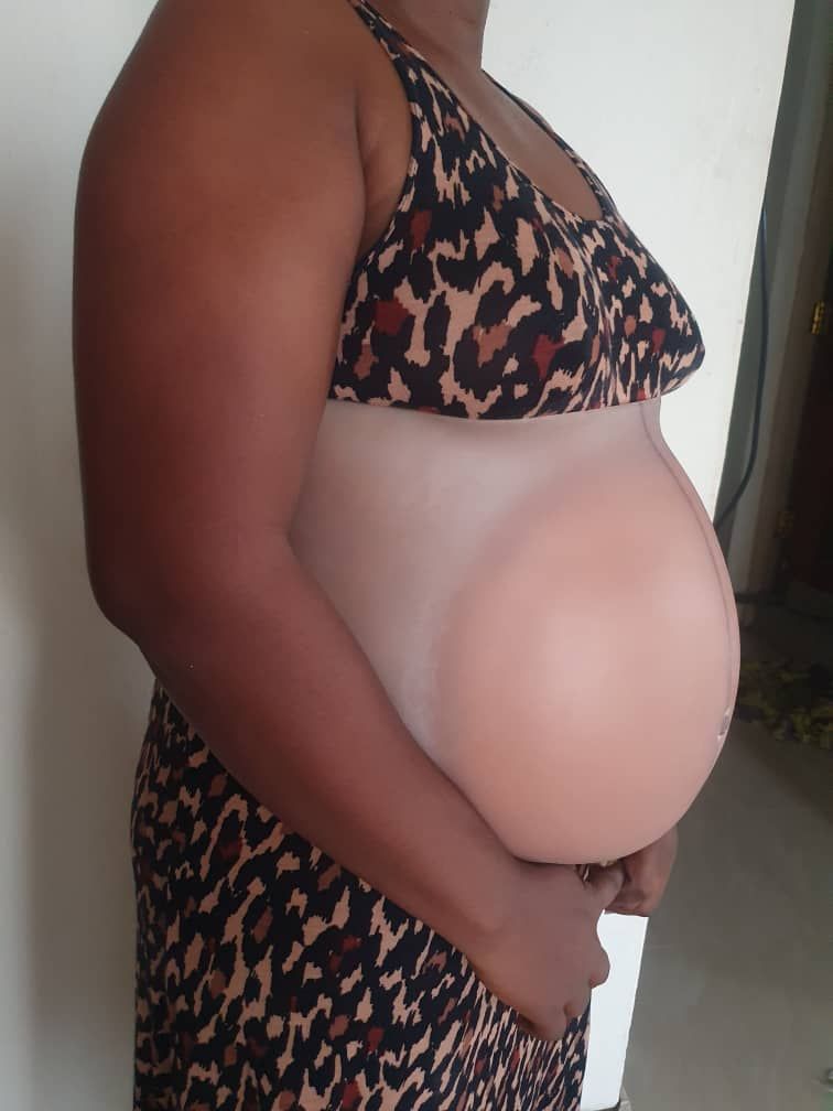 3rd Stage Wrap Around Silicone Fake Pregnancy Belly