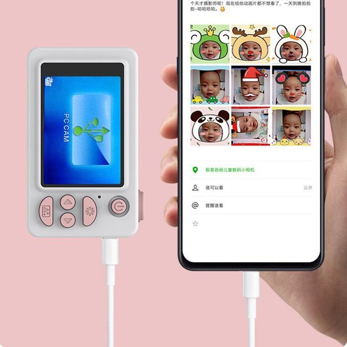 2.0 Inch 800W Mini Camera Digital Camera For Kids Baby Cute Cartoon Gift