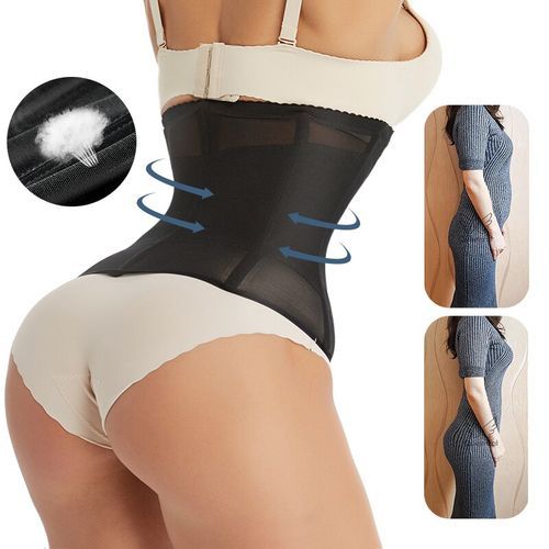 Waist Trainer Maternity Bandage Post-partum Support Postpartum Belt Slimming Sheath Woman Belly Slimming Shaping Strap Bandage(#beige)