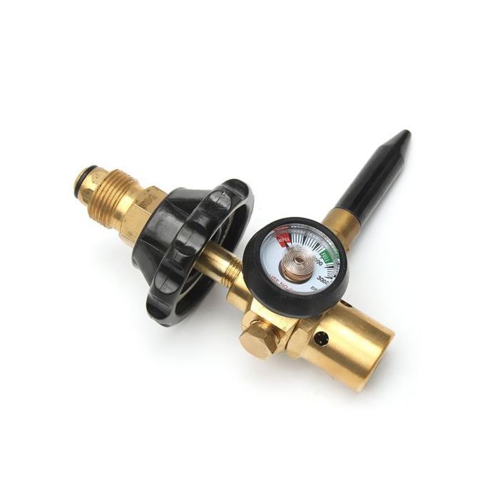 Helium Latex Balloon Air Inflator Regulator With Gauge For Tank Valves