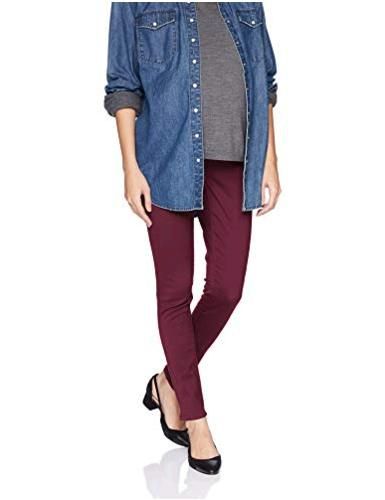 Super Soft Secret Fit Belly Skinny Pant- Pinot Noir