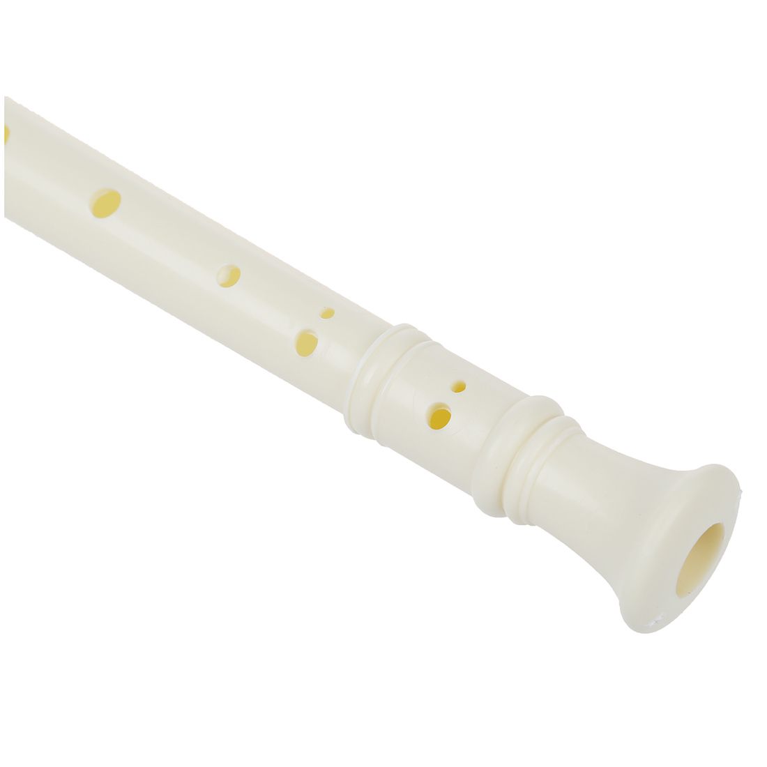 Students Off White Plastic 8 Holes Flute Recorder W