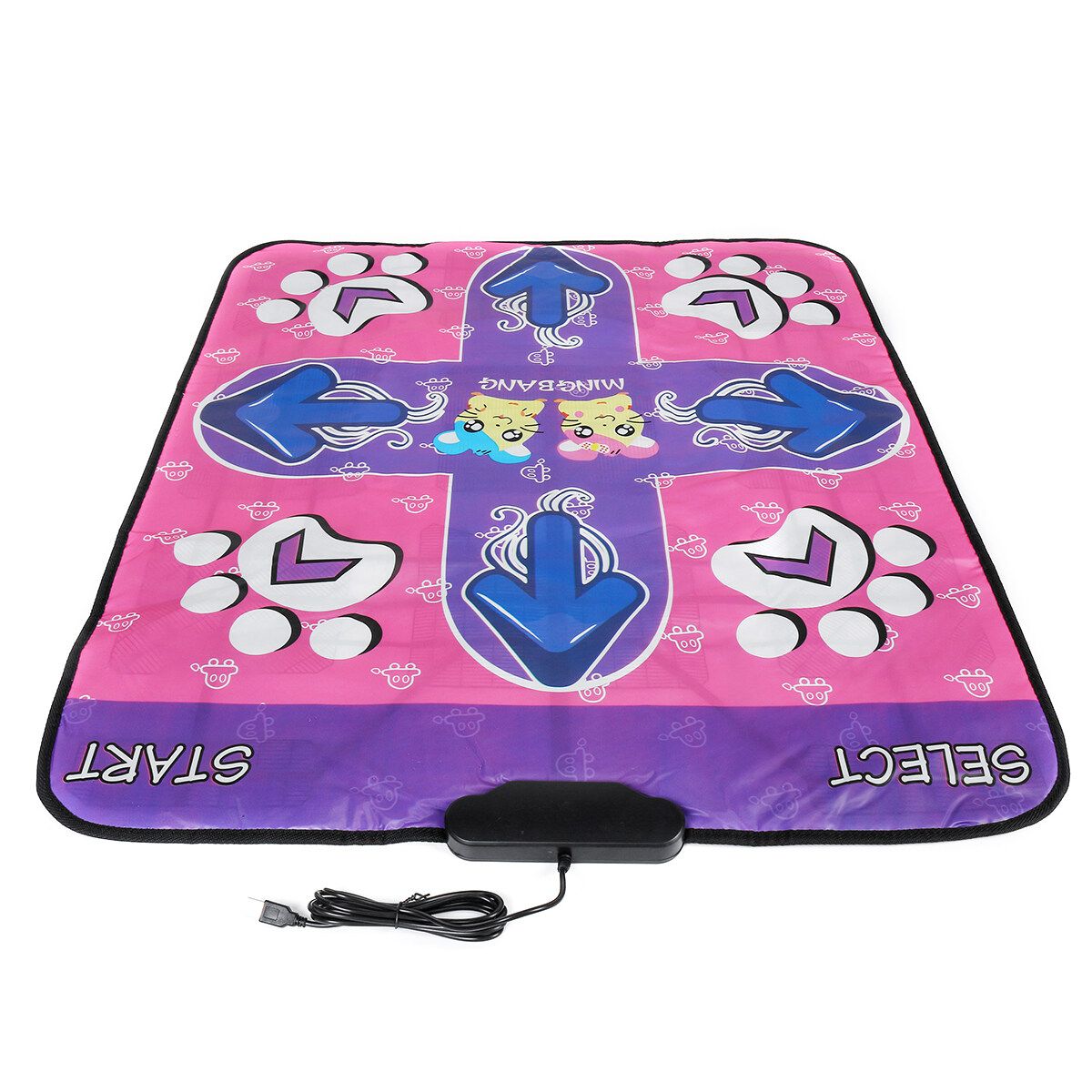 2000 Songs USB Non-Slip Dancing Step Dance Mat Pad For PC TV Video Household Kid Gift Purple