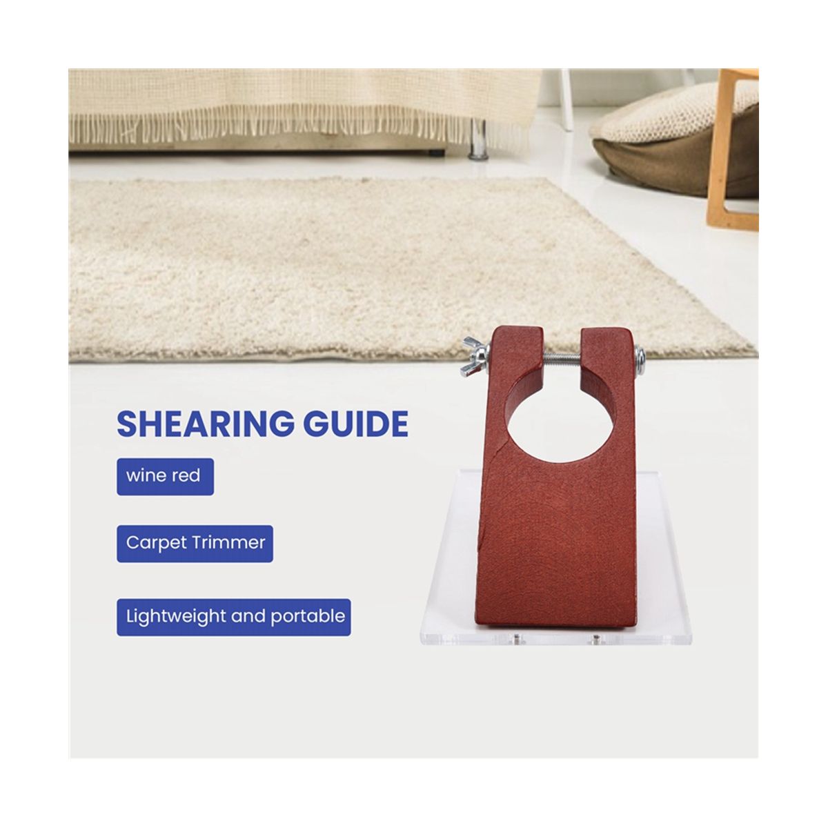2Pcs Trimmer Bracket Carpet Trimmer Household Tools Carpet Tools Carpet Trimmer Guide Carpet Trimmer Base