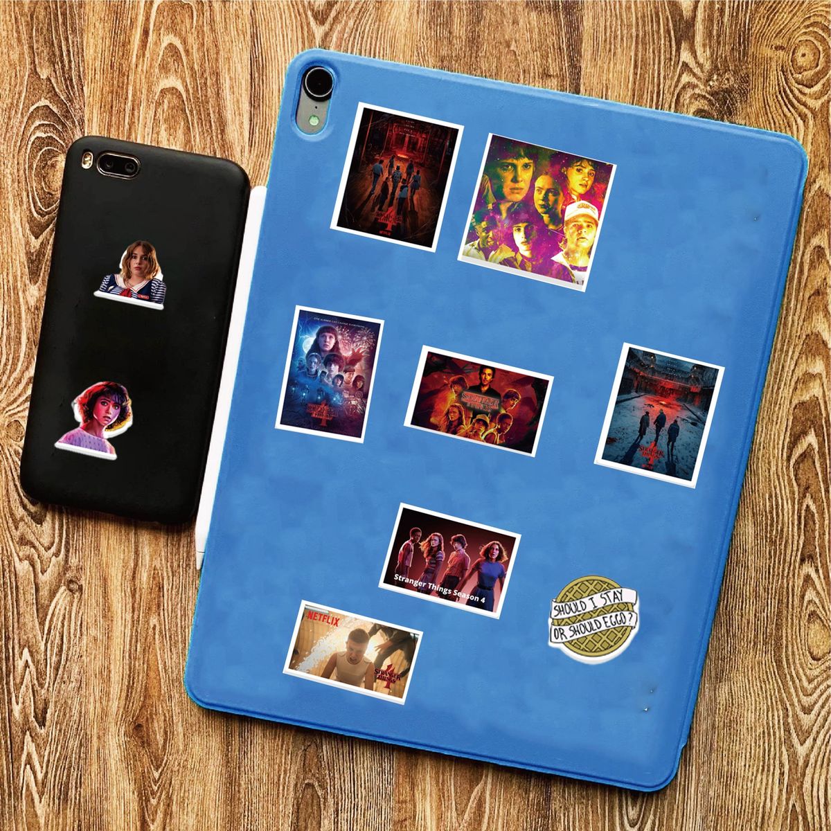 50PcsSet Stranger Things Stickers Cartoon Graffiti Decals