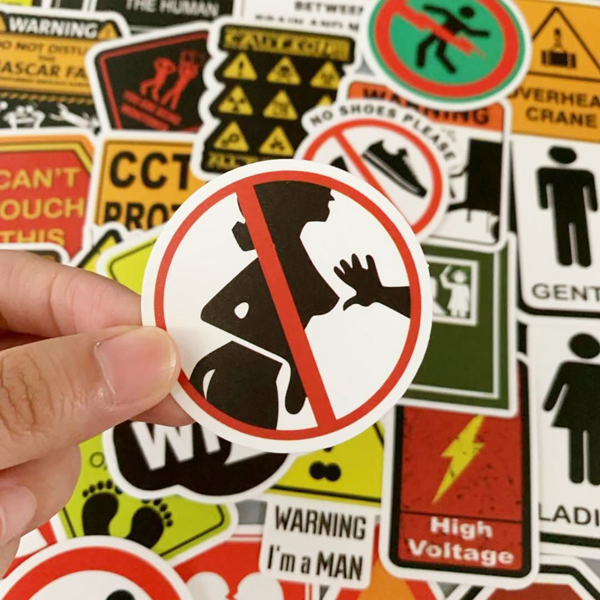 50PcsSet Graffiti Stickers Cartoon Graffiti Decals Water A