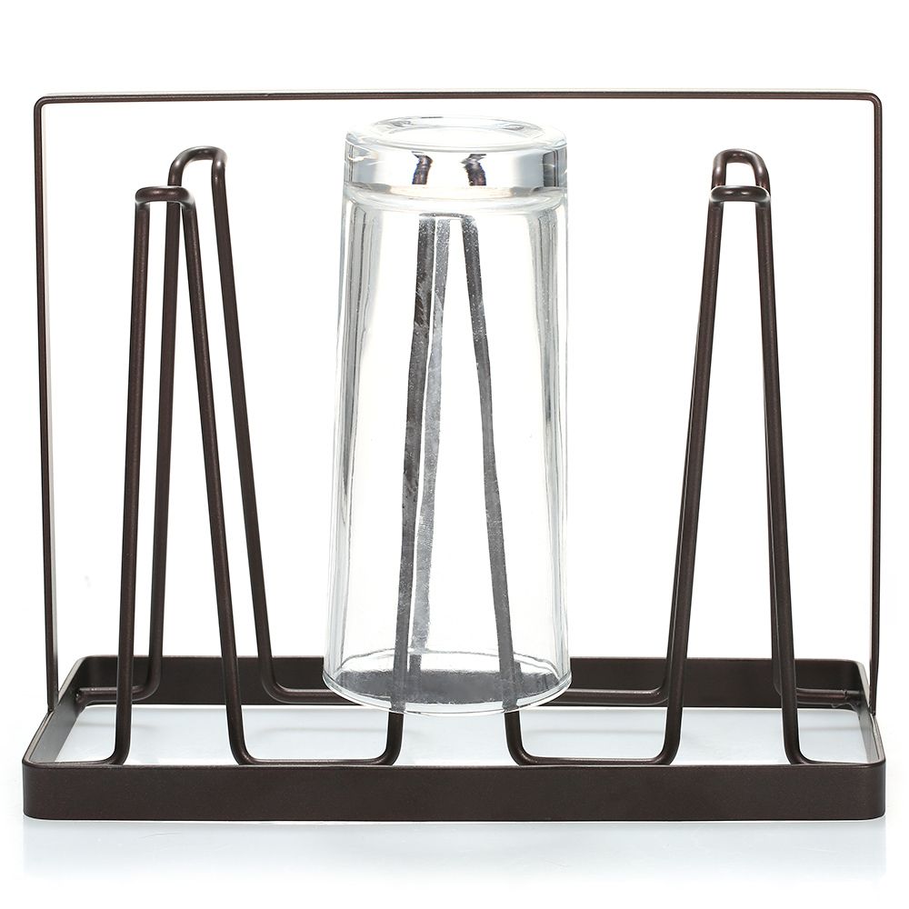 Cups Holder Cups Drain Rack With 6 Hooks Tea Cup Holder Mug