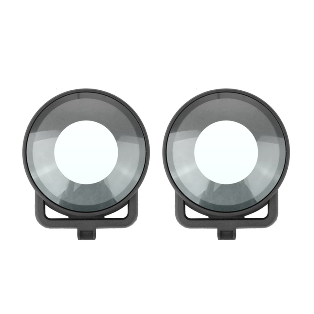 2Pcs High Clarity Lens Protection Cover Cap Guard For-Black