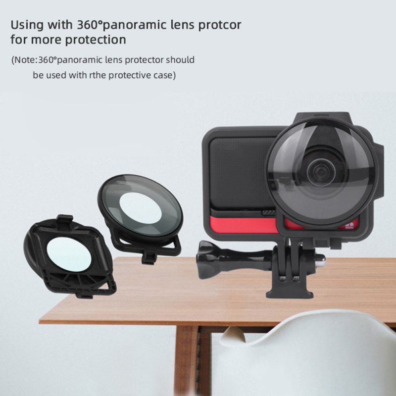 2Pcs High Clarity Lens Protection Cover Cap Guard For-Black