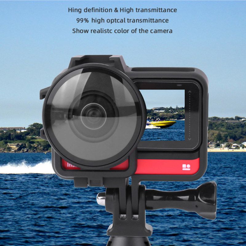 2Pcs High Clarity Lens Protection Cover Cap Guard For-Black