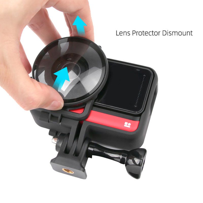 2Pcs High Clarity Lens Protection Cover Cap Guard For-Black