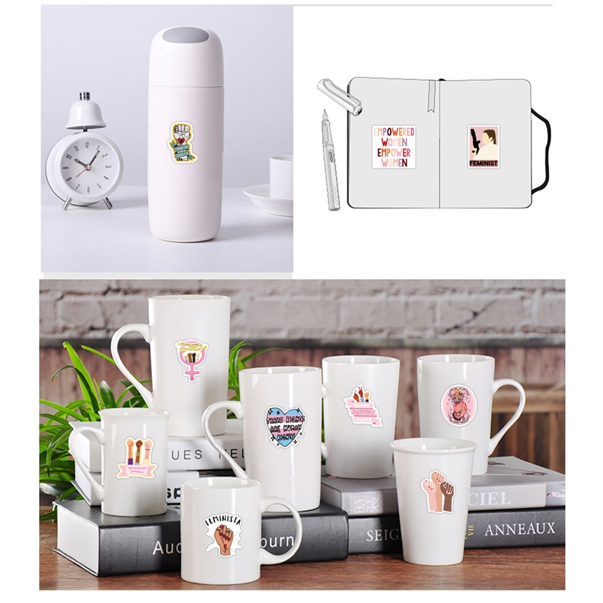100Pcs Laptop Stickers Cartoon Graffiti Decals Water Bottle 100pcs