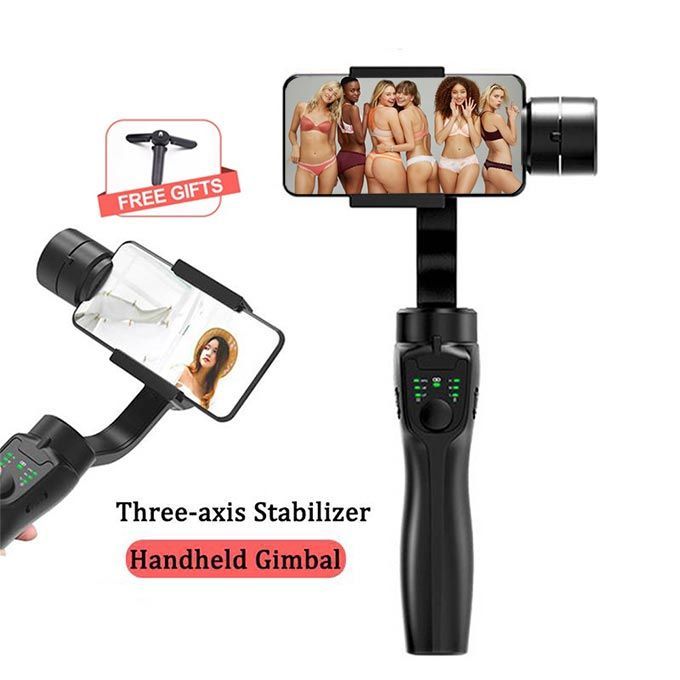 [New F8] 3-Axis Handheld Gimbal Smartphone Stabilizer Smart Anti-vibration Holder Combination