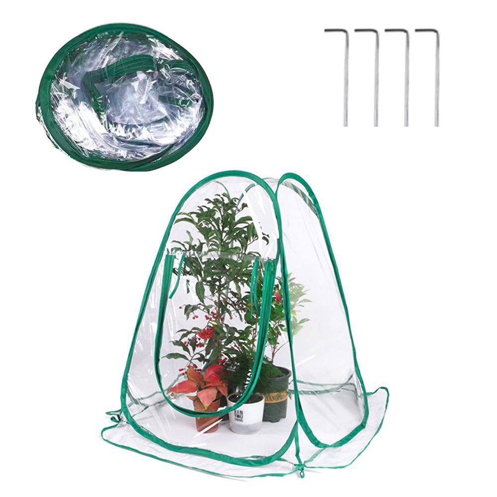 Greenhouse Mini Plant Cover Pop Up PVC Greenhouses Backyard Protecting for Flower Grow Gardening Rain Shelter   Frost Tents for Outdoor Plants Sunshine Room