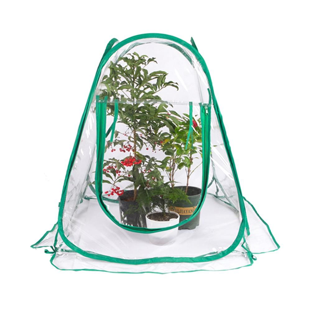 Greenhouse Mini Plant Cover Pop Up PVC Greenhouses Backyard Protecting for Flower Grow Gardening Rain Shelter   Frost Tents for Outdoor Plants Sunshine Room