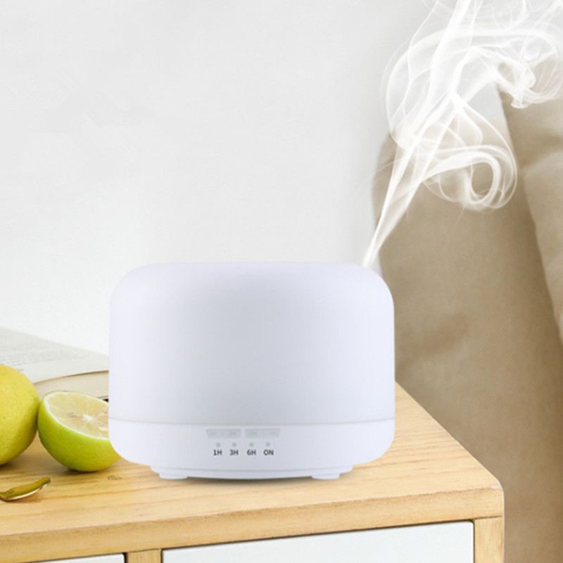 500ml Ultrasonic Air Humidifier Aroma Essential Oil Diffuser Aromatherapy Hmidificador 7 Color Change LED Night Light For Home