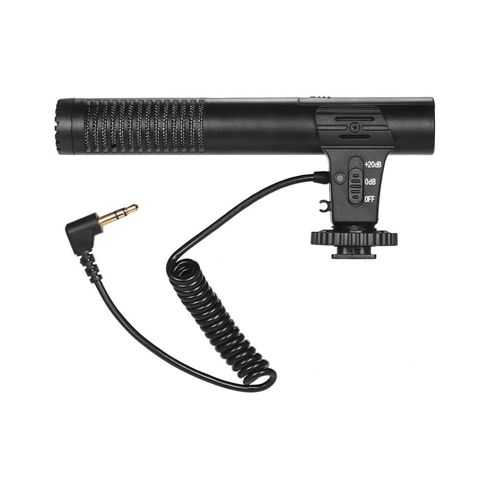 Camera Video Recording Microphone Super-Cardioid Pickup Mini Mic for Photography Interview Vlogging for Sony Canon Nikon Panasonic DSLR Camera Camcorder