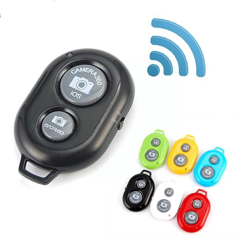Bluetooth Wireless Remote Control Selfie Stick Mobile Phone Without Battery  Color Selfie Shooter Shutter For Tik Tok V9Z4