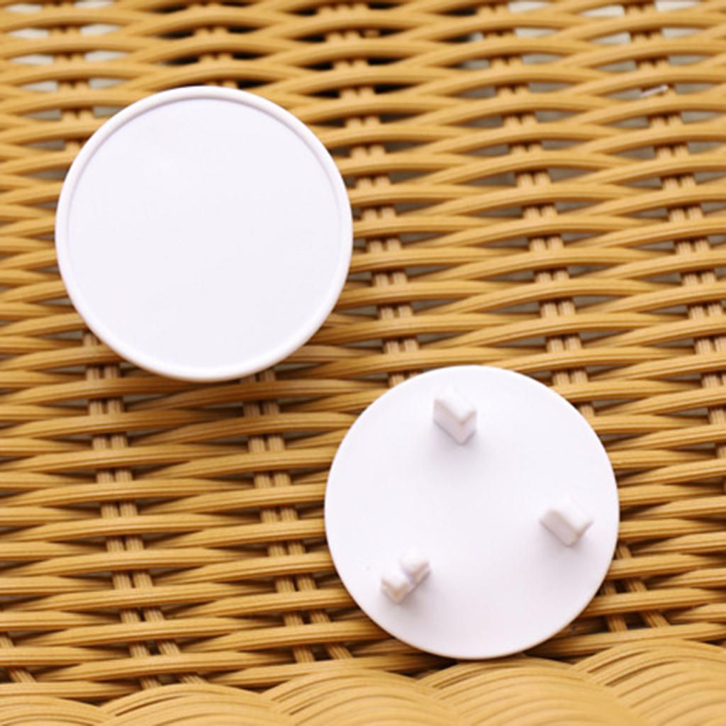 10x Wall Socket Covers Baby Proofing Outlet Plug Cover Protector White