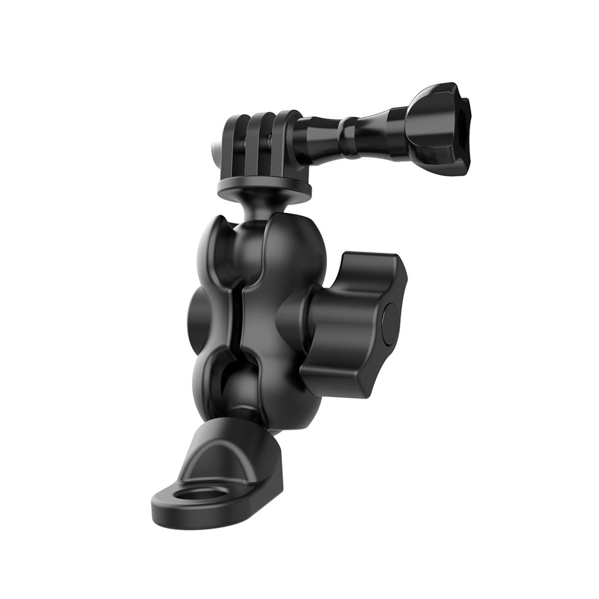 TELESIN Action Camera Motorcycle Rear-view Mirror Mounting Bracket 360° Rotation Action Camera Mount Adapter Replacement for GoPro Hero 11/10/9/8/7/6/5 Sports Cameras