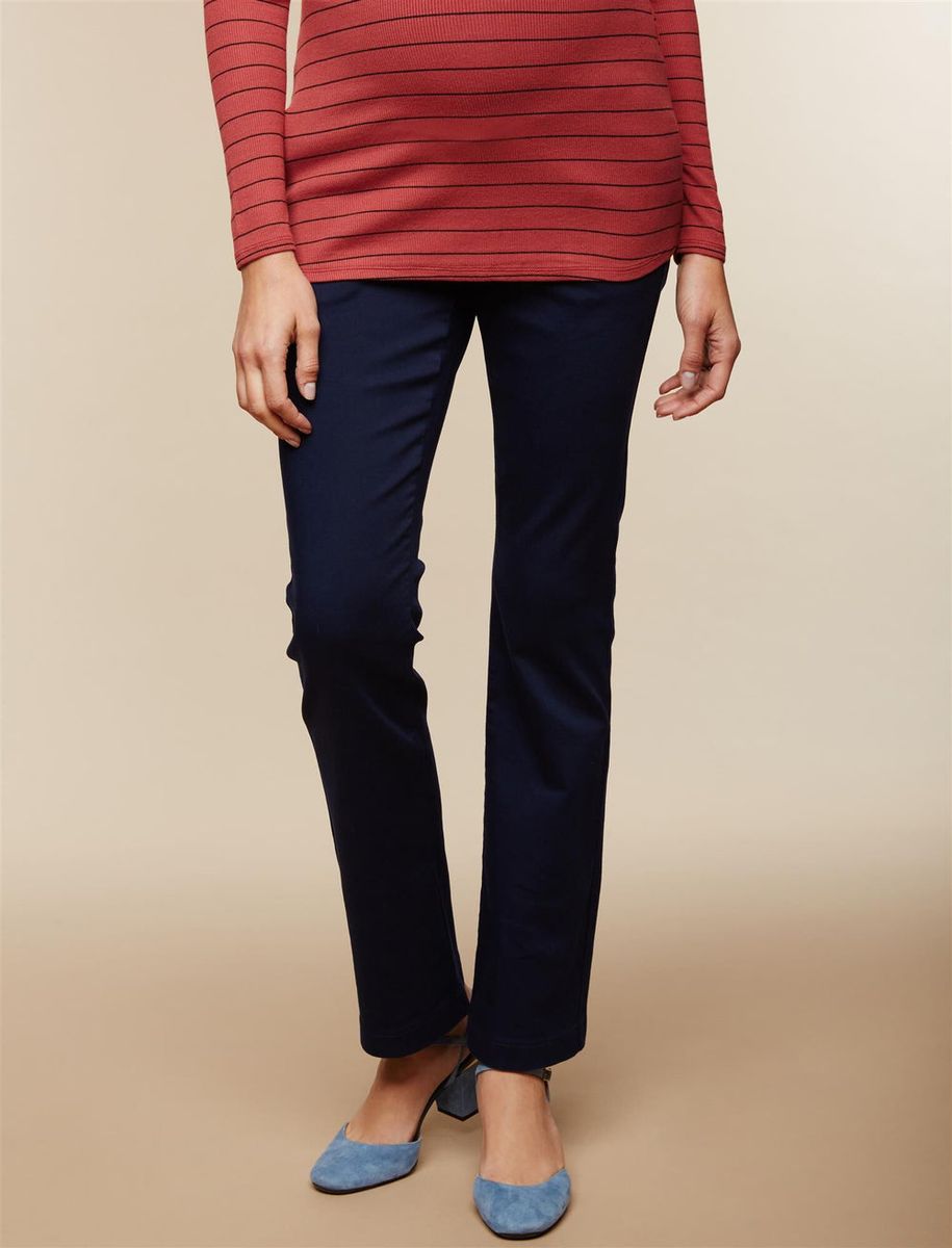 The Bella Secret Fit Belly Bootcut Pant- Navy Blue