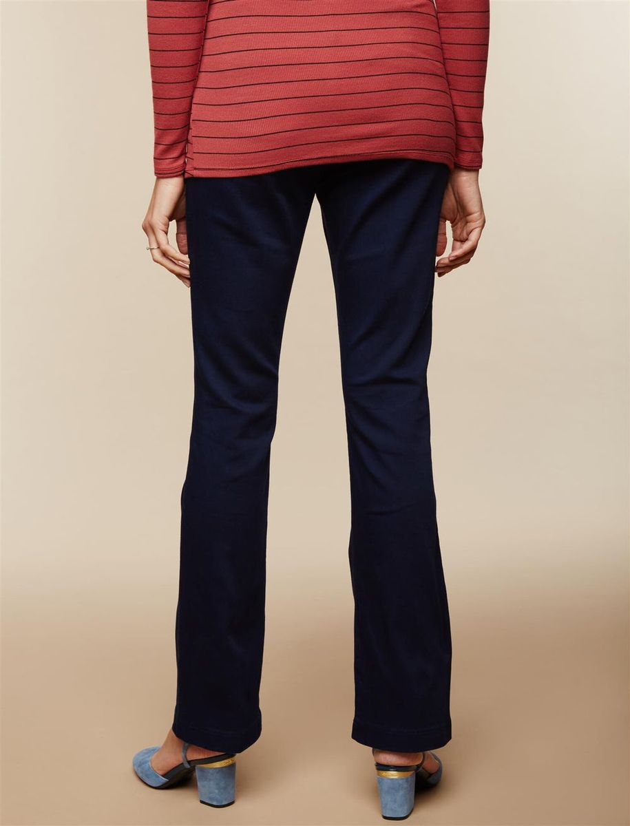 The Bella Secret Fit Belly Bootcut Pant- Navy Blue