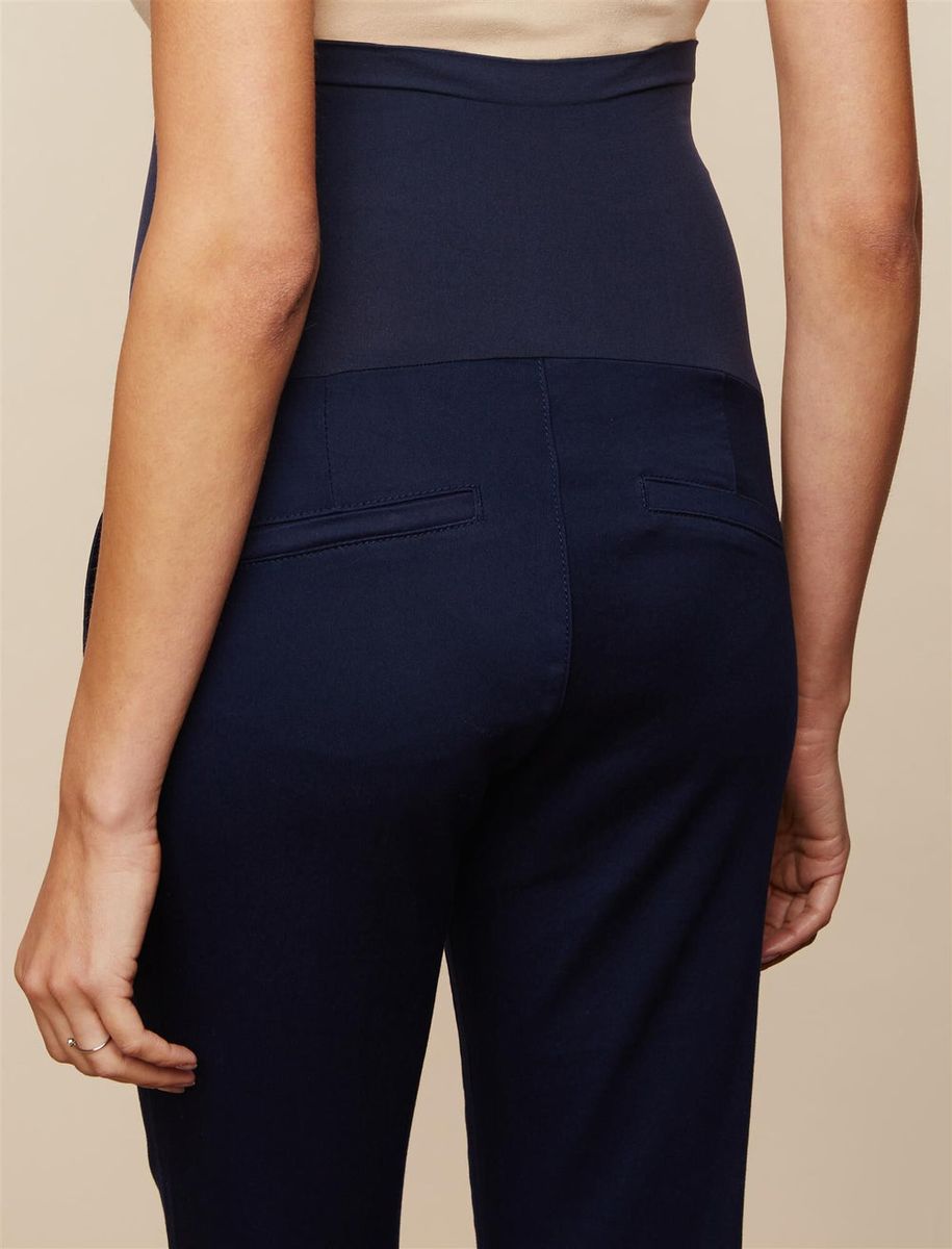 The Bella Secret Fit Belly Bootcut Pant- Navy Blue