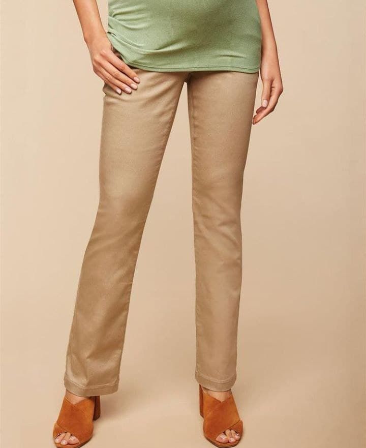 The Bella Secret Fit Belly Bootcut Pant- Khaki