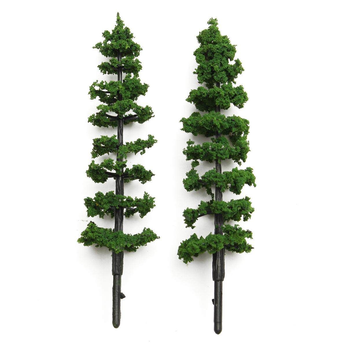 20pcs 3.5" 1:100 Fir Trees Model Train Railway Forest Street Scenery Layout HO N
