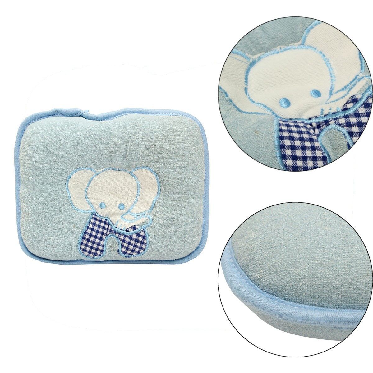 Infant Baby Anti Roll Sleep Pillow Newborn Positioner Prevent Flat Head Elephant