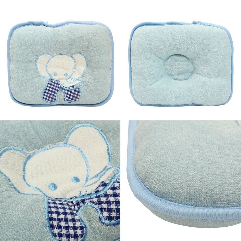 Infant Baby Anti Roll Sleep Pillow Newborn Positioner Prevent Flat Head Elephant