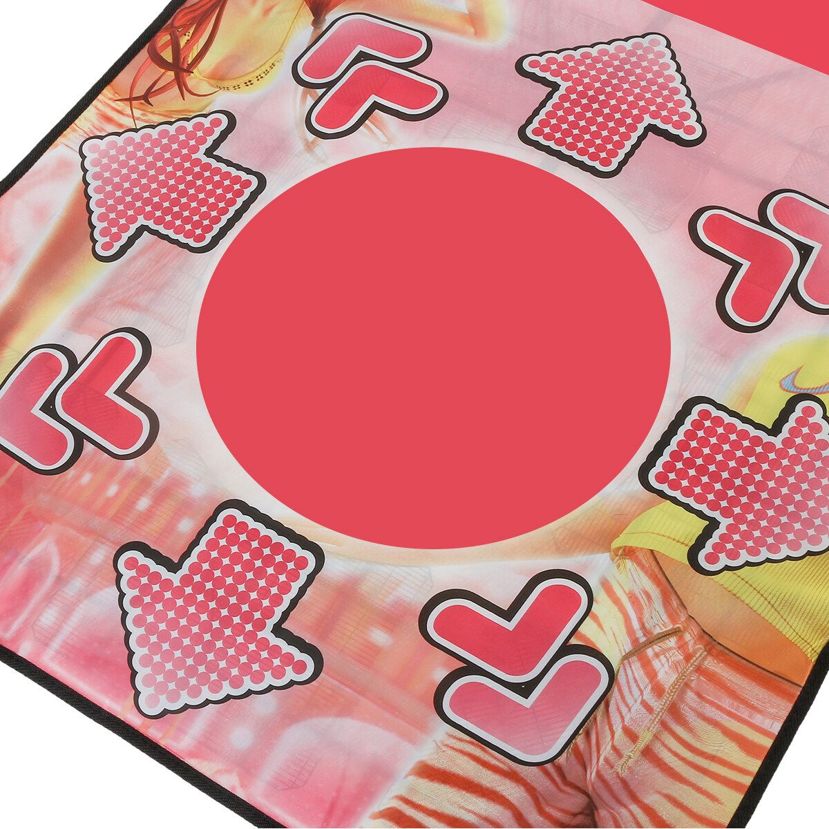 Newest Non-Slip Durable Dance Mat With USB Wiring Environmental Protective For Bodybuilding Fitness Dance Mat + CD Driver Pink
