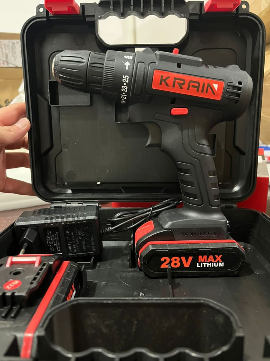 Cordless Drill Screw Machine 28volt With Tools Set