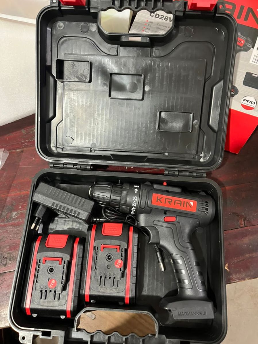 Cordless Drill Screw Machine 28volt With Tools Set
