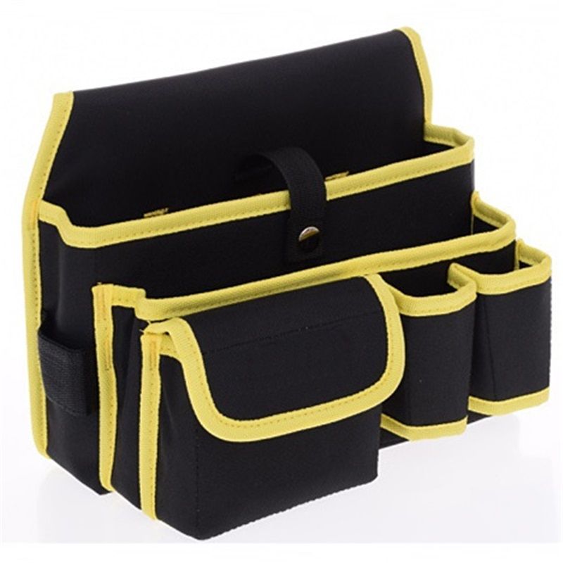 Multi-pocket Tool Bag Oxford Cloth Waterproof Fabric Tool Kit Shoulder Bodypack Hardware Mechanic's Electrician Canvas With Belt