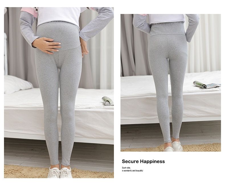 Cotton Skinny Leg Pregnancy Pants