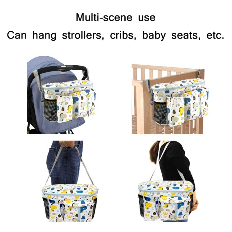 Multifunctional Stroller Storage Bag, Colour: Green Lamb