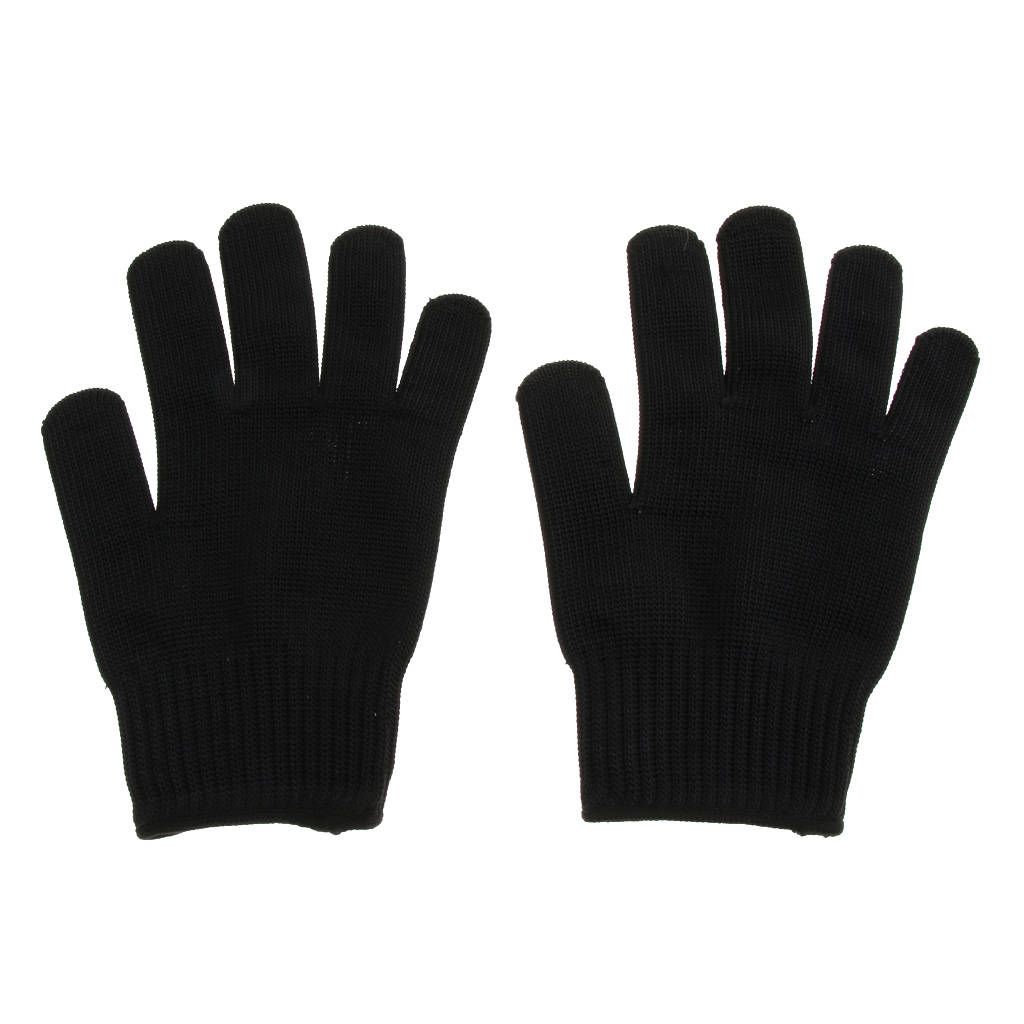 1 Pair Wear Resistant Anti-biting Foraging Bird Parrot Glove Black