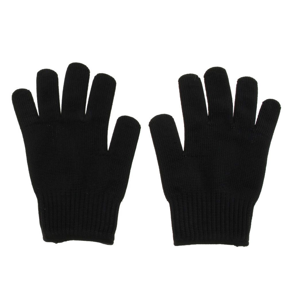 1 Pair Wear Resistant Anti-biting Foraging Bird Parrot Glove Black