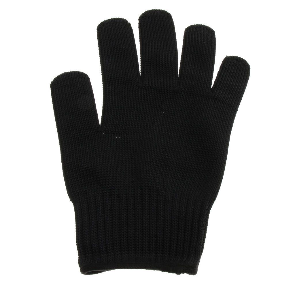 1 Pair Wear Resistant Anti-biting Foraging Bird Parrot Glove Black