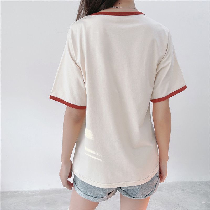 Summer Maternity Short-sleeved Breastfeeding T-shirt Nursing Tops Short Sleeve