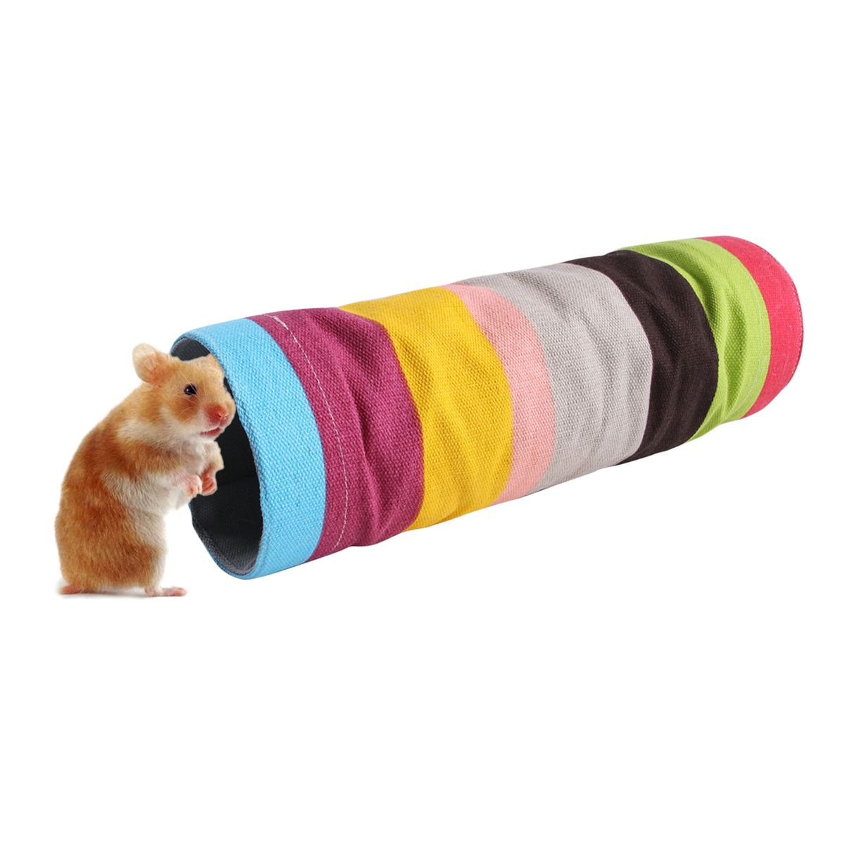 Small Animals Guinea Pig Tunnels Hideaway Play Toy For Dwarf Rabbit