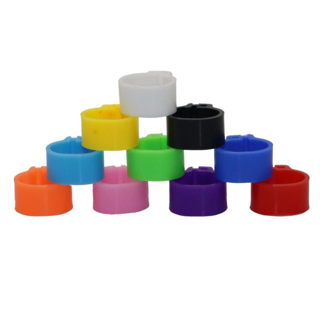 100pcs Personal Racing Pigeon Ring For Leg Bands  Multi Multi-color