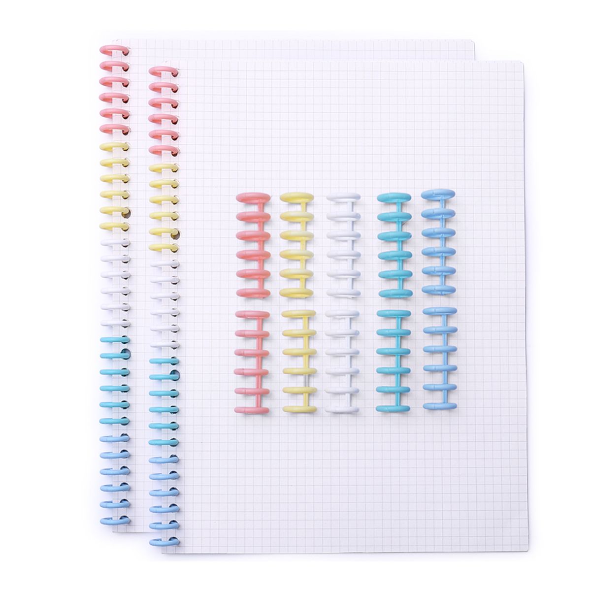 KW-trio Binding Spine Combs 6 Holes Loose Leaf Binder Album