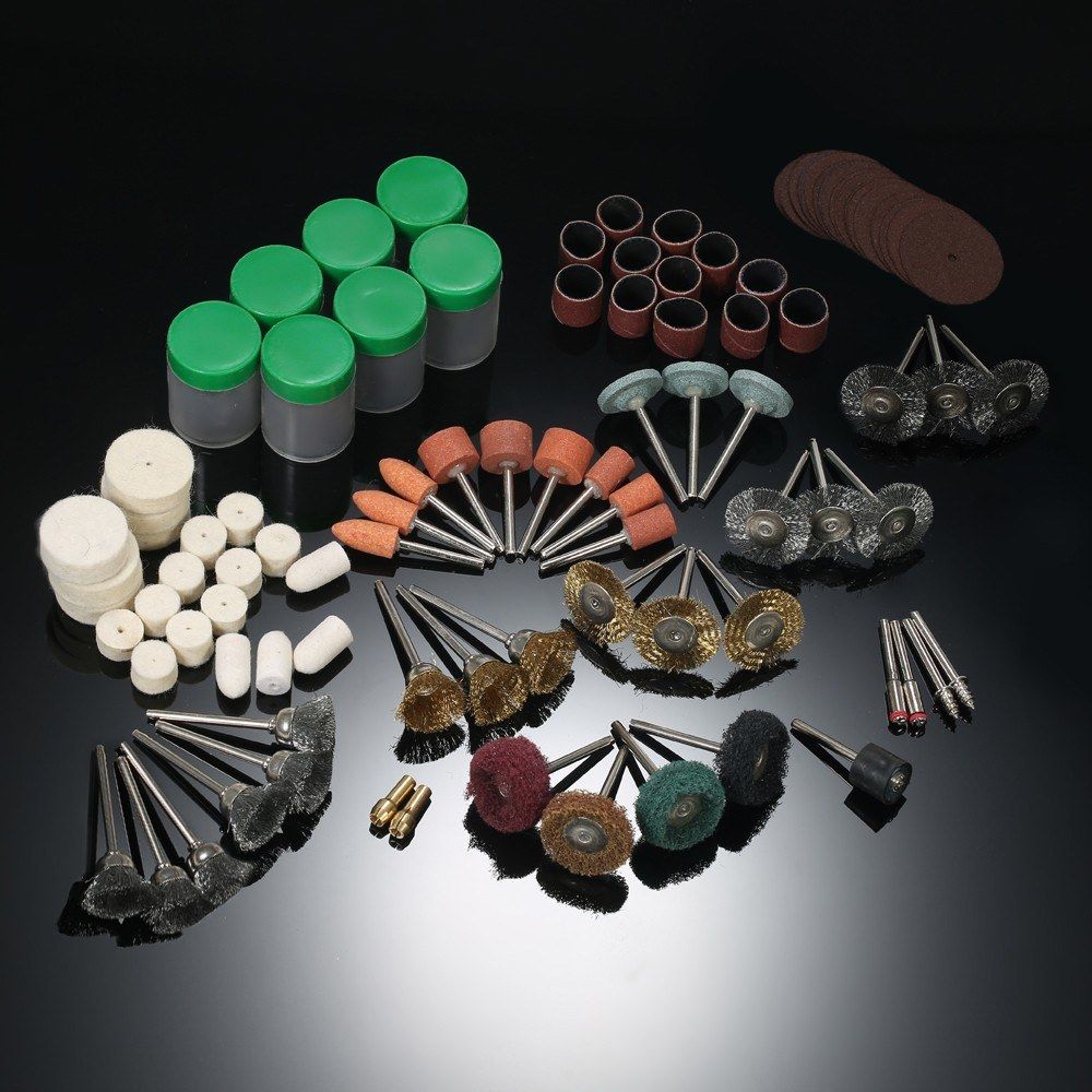 337PCS 1/8'' Shank Rotary Tool Accessories Set Sanding