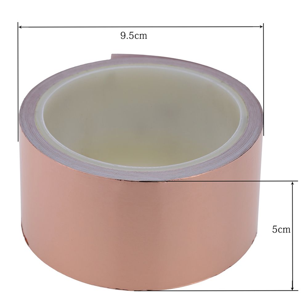 50mm * 10m One Side Copper Foil Tape EMI Shielding Single