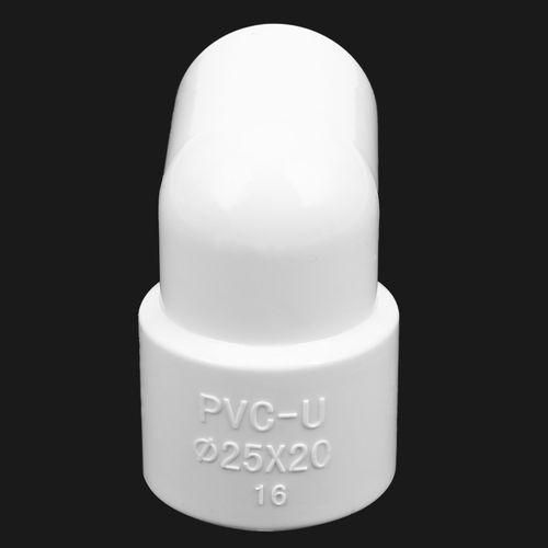 White PVC-U 20mm To 25mm Water Pipe Right Angle