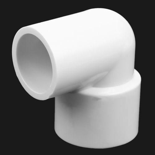 White PVC-U 20mm To 25mm Water Pipe Right Angle