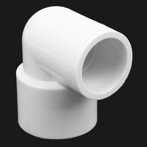 White PVC-U 20mm To 25mm Water Pipe Right Angle