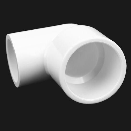 White PVC-U 20mm To 25mm Water Pipe Right Angle